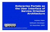 Portal as UI of SOA