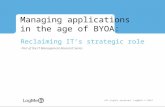 Managing applications in the age of BYOA: Reclaiming IT’s strategic role