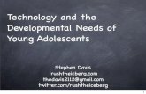 Developmental Needs of Adolescents and Tech