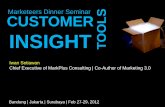 Mds customer insight tools