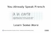 You Already Speak French