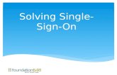 Solving Single-Sign-On