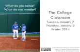 The College Classroom (Wi14) Week 1: Introduction