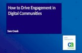 Sam Creek - Executive Insider: How to Drive Engagement in Digital Communities