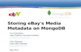 MongoDB San Francisco 2013: Storing eBay's Media Metadata on MongoDB  presented by Yuri Finkelstein, Architect, eBay