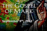 9.9.12 - Jesus Unveiled - Mark 9:2-13