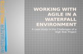 Working with agile in a waterfall environment wwp