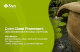 Open Cloud Frameworks - Open Standards for the Cloud Community