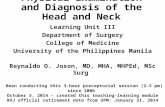 Physical Examination and Diagnosis of the Head and Neck - ROJoson - 14Oct3