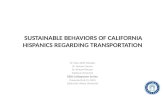Hispanics and Sustainable Transportation
