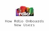 How Rdio Onboards New Users
