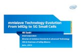 mmWave Technology Evolution From WiGig to 5G Small Cells