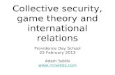 Game theory and international relations   slideshare