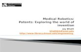 Patents(medical robotics)