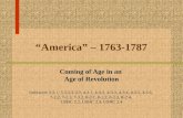 America 1763   1787
