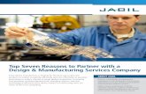 Top 7 Reasons to Partner with  a Manufacturing Services Company