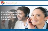 Live Answering’s Positive Impact on Customer Service