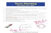 Team Meeting Agenda Notes, Prudential Gary Greene Realtors, The Woodlands TX
