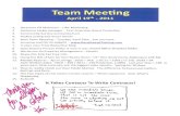 Team Sales Meeting Agenda Notes - Prudential Gary Greene, Realtor Icons - The Woodlands TX April 19, 2011