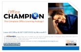 Microsoft Office Champion Poster