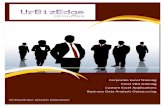 Excel and VBA training in Nigeria. UrBizEdge Services Brochure