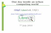 One day inside an urban computing world