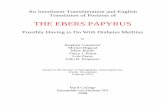 The Ebers Papyrus by John B. Ferguson et al...