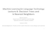 Lecture 8: Decision Trees & k-Nearest Neighbors