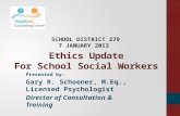 Ethics Update for School Social Workers