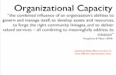 Nonprofit Organizational Capacity Building
