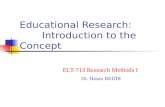 Introduction to educational research
