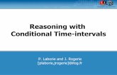 Reasoning with Conditional Time-intervals