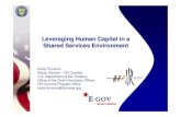 Leveraging Human Capital in a Shared Services Environment
