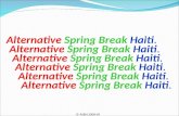 Alternative Spring Break Haiti