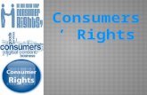 Consumers rights