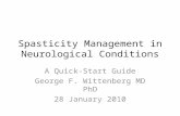 Spasticity Management in Neurological Conditions