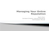 Managing Online Reputation - Neal Linkon