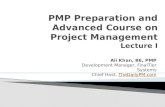 PMP Training Course - Lecture I