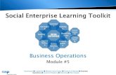 Social Enterprise Learning Toolkit (Business Operations Module)