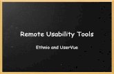 Remote Usability Tools