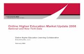 Eduventures Richard Garrett's Online Higher Education Market Update 2008 National & New York Data