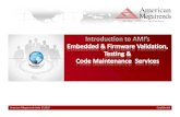American megatrends cdc validation, maintainence & testing services