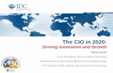 The CIO in 2020: Driving Innovation and Growth - Phil Carter IDC