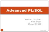 PLSQL Advanced