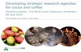 Strategic research agenda for cocoa coffee Wageningen UR 09062014