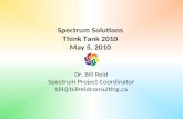 Spectrum think tank 2010