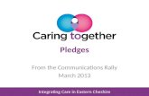 Caring together pledges