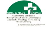 Green and Clean Hospital : Sustainable Sanitation through Green and Clean Hospital Approath : A Strategy for Reducing Global Warming (Case Thailand)
