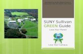 THE SUNY SULLIVAN GREEN GUIDE