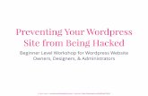 Preventing Your WordPress Website from Being Hacked